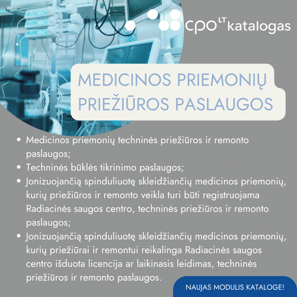Medicinos priežiūros modulio reklama