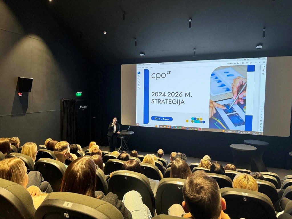 Nuotrauka iš CPO LT strategijos pristatymo darbuotojams