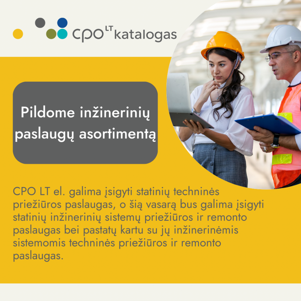 Informacija apie inžinerinių paslaugų modulius