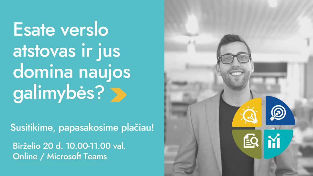 Renginio, skirto verslui, baneris