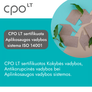 Paveiksliukas naujienai apie ISO 14001