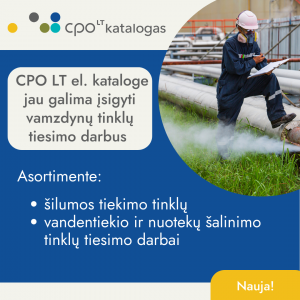 Paveikslėlis, reklamuojantis naują el. katalogo modulį - vamzdynų tiesimo darbus