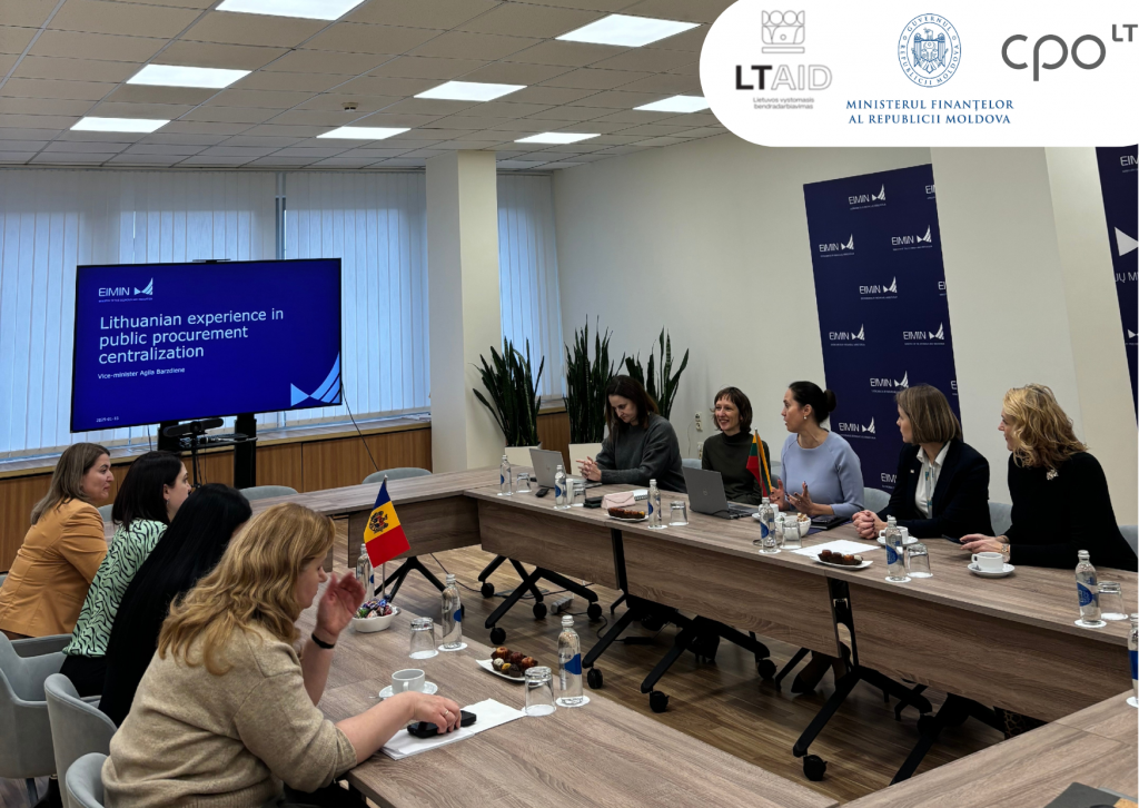 Moldovos ir CPO LT delegacija lankosi Ekonomikos ir inovacijų ministerijoje