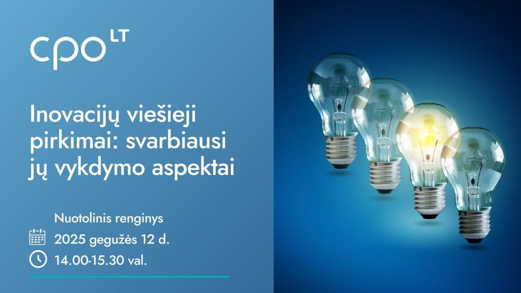 Kvietimas į mokymus apie inovacijų pirkimus