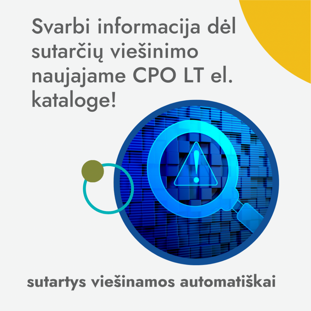 sutarčių viešinimo iliustracija CPO IS